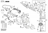 Bosch 3 601 H84 1P1 GWS 24-230 H Angle Grinder Spare Parts